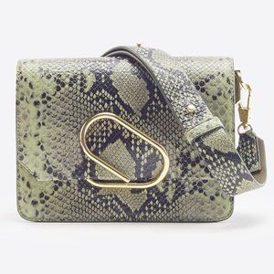 3.1 Phillip Lim Green Snakeskin Alix Mini Shoulder Bag NWT